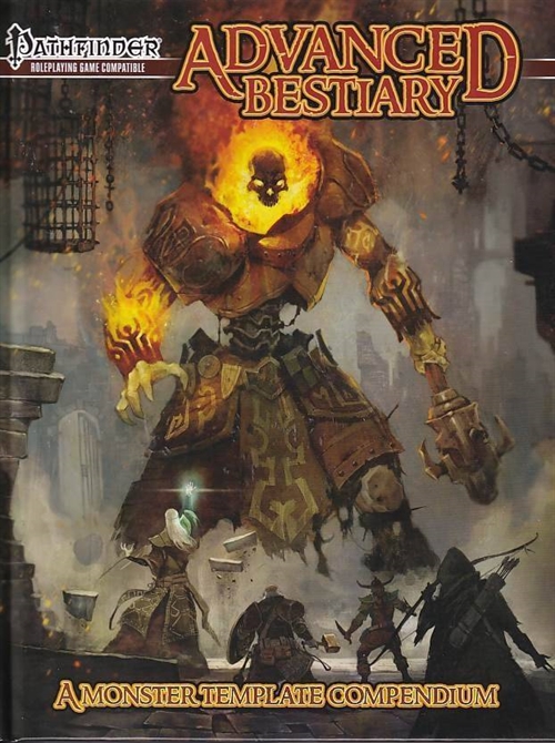 Pathfinder Advanced Beastiary A Monster Template Compendium (Genbrug)
